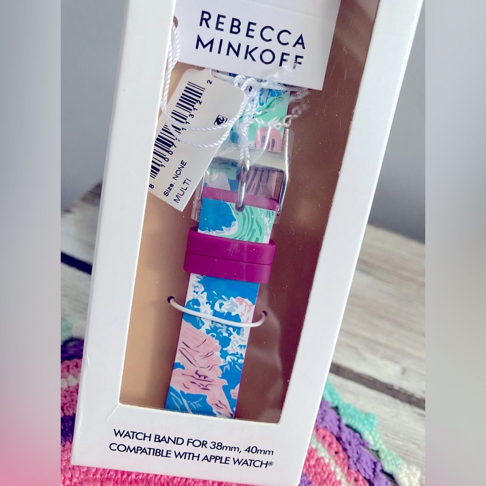 Rebecca Minkoff 20mm Silicone Watch Strap ✨ Pattern Multi